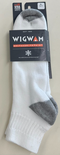 WIGWAM Diabetiker Sport Quarter Socken - weiß