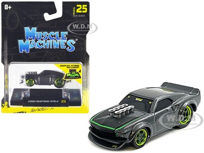 COOL CAR ミニオン トレーラー 1:64 FORD MUSTANG RTR-X GRAY 1/64 DIECAST MODEL CAR BY MUSCLE MACHINES