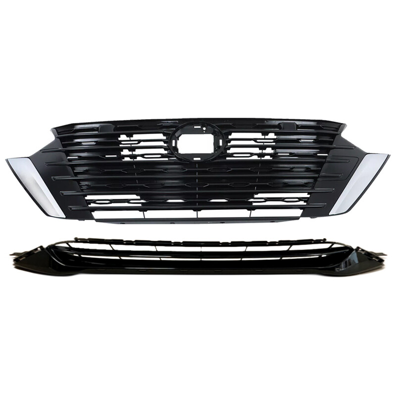 Front Bumper Lower Grille Assembly For 2020-2022 Nissan Sentra S, SV, SR – Black, Direct Replacement Part 6 thumbnail image