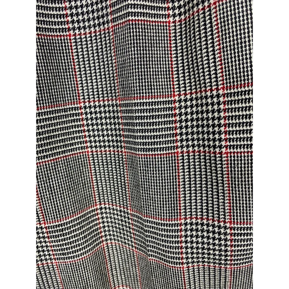 Rafaella Women's Size 10 Plaid Wool Blend Lined Pleated High Rise Dress Pants - Image 2 of 4