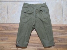 VTG Italian Military Uniform Riding Jodhpur Pants Trousers Green 50 Meas 33x19