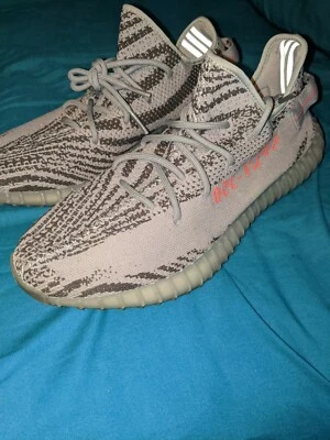 Size UK 13.5 - adidas Yeezy Boost 350 V2 Beluga Reflective 2021