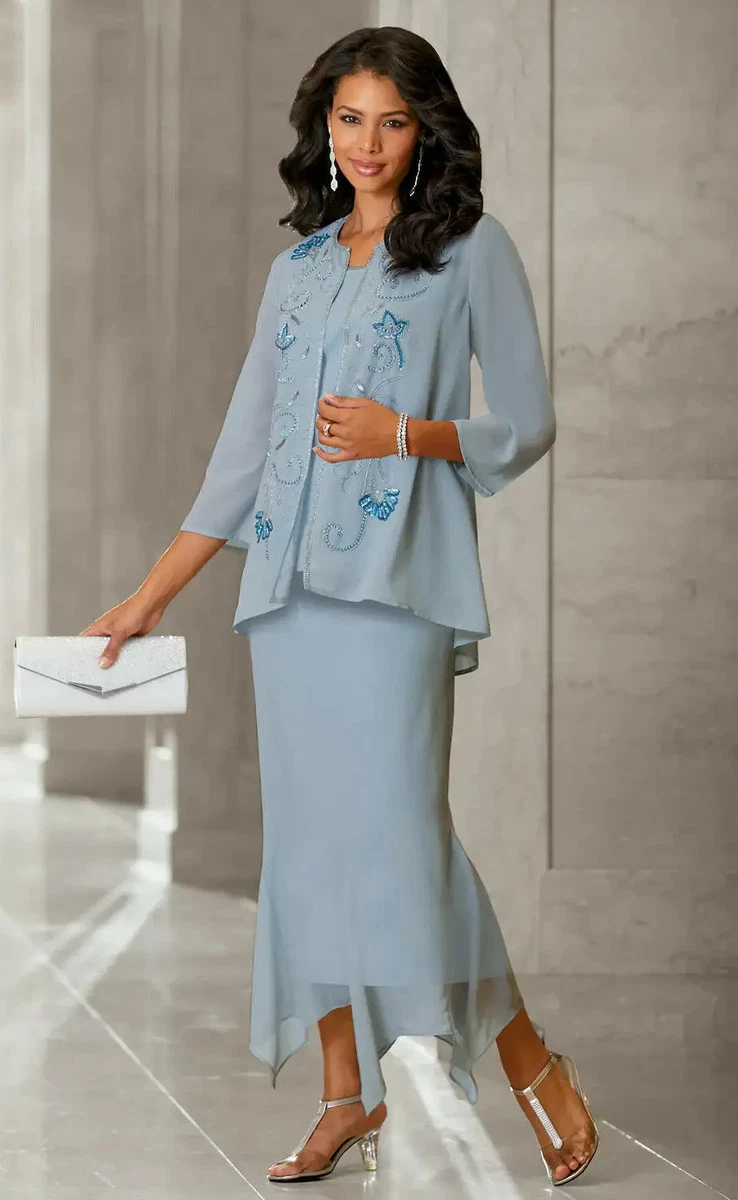 Blue top church dresses