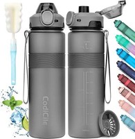 Sport Trinkflasche Bpa-Frei 1 Liter Auslaufsicher Fitnessstudio BüRo Reisen