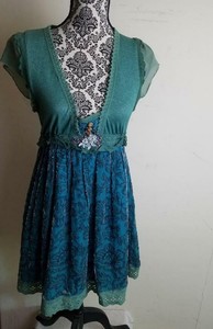 free people green velvet dress