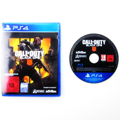 PS4 Playstation 4 Spiel Call of Duty Black Ops 4 IIIi Usk 18 in OVP