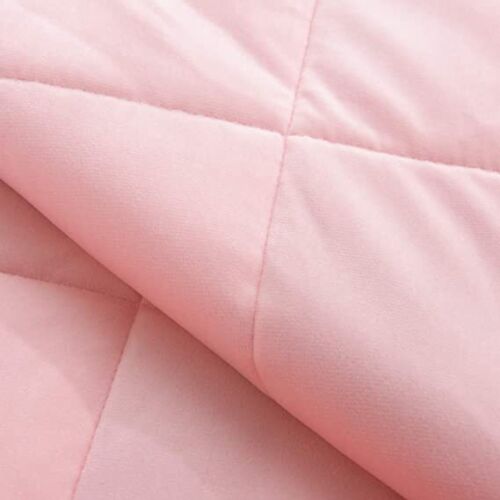 Luxury Sherpa Plush Velvet Fleece Weighted Blanket - Picture 8 of 12