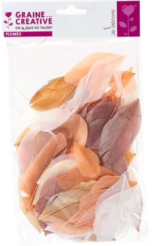 Plumas Cortadas Camaieu Beige 10G 6Cm - Imagen 2 de 2