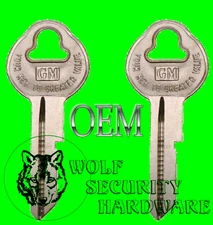 Lot of 2 OEM GM Trunk Glove Box Key Blank Strattec 32319 B11