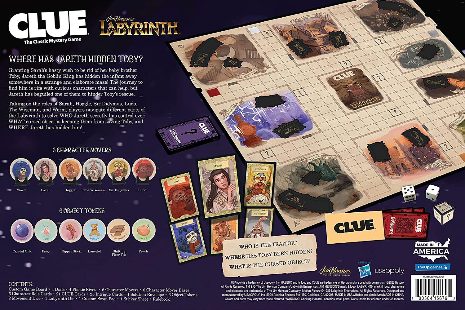 Clue Jim Henson's Labyrinth Edition Board Game
