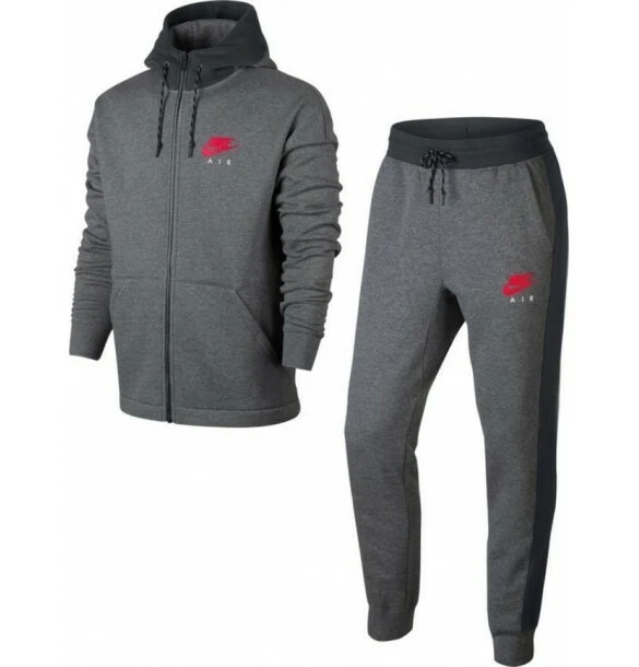 Nike tracksuit top grey hot sale