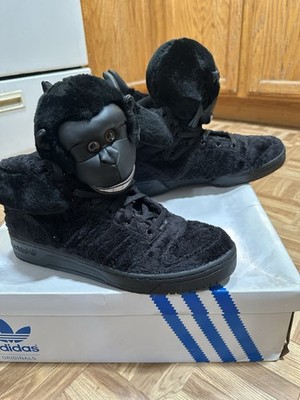 Adidas Jeremy Scott Gorilla JS Black V24424 - RARE SIZE 12.5 - NEW
