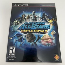 Playstation All-Stars Battle Royale PS3 (NEW) 2012 Sealed Sleeve Not for Resale