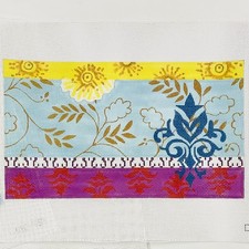 Colors of Praise hand painted needlepoint canvas 13ct Organic Print 12x7 colors 