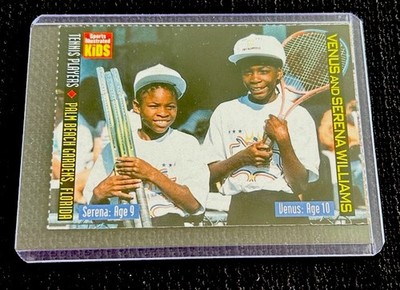 SERENA WILLIAMS ROOKIE VENUS WILLIAMS SI FOR KIDS RARE 2000 USA WTA TENNIS NM+