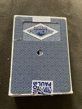 Authentic Tropicana Atlantic City Casino Played Cards Blue Made In USA Paulson