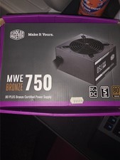 Cooler Master MWE 750 Bronze 230V V2 - UK Power Supply Unit, 80 PLUS Bronze