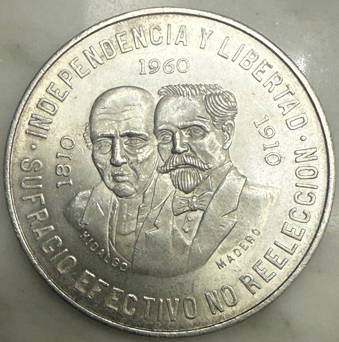 1960年メキシコ独立150周年大型記念銀貨10ペソ　NGC認証 10 Pesos 1960 Mexican Coins (1905-Now) for sale | eBay