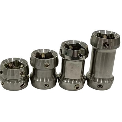 Two-Way Tube Adapter for Prosthetic Limbs   Stainless Steel Connector Parts