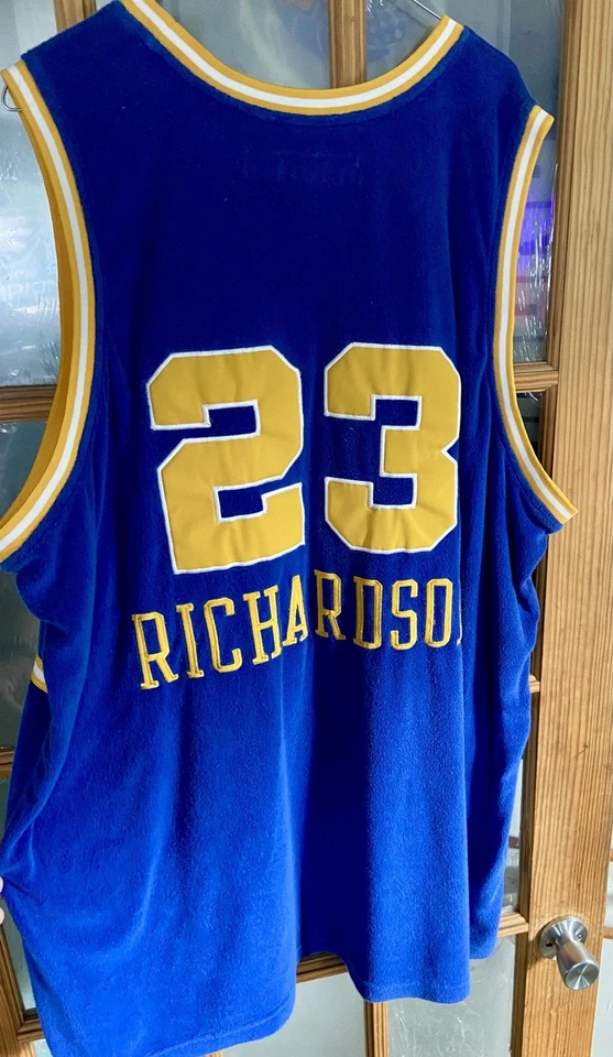 Camiseta Jason Richardson Philadelphia Terry 2XL DFunkd 1955-56 NBA Reebok Vintage Foto 3 de 4