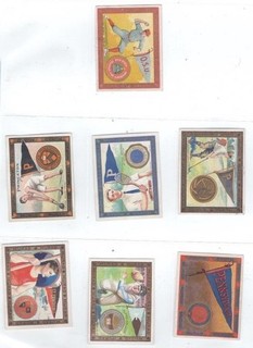 (7) Cigarette card Murad S Anargyros football baseball tennis golf Princeton #1