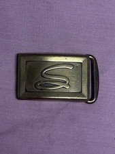 Vintage Hickok USA Master Plate Initial S Belt Buckle Zinc Alloy