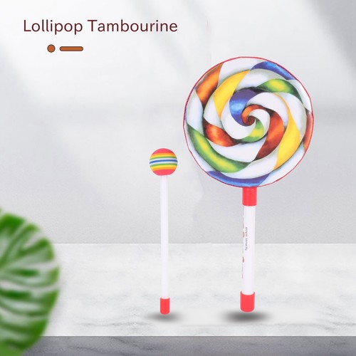 Tambor piruleta de percusión para niños, 6 pulgadas B1R69927 - Imagen 2 de 9