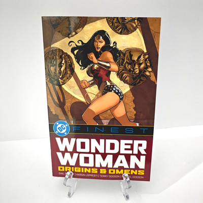 DC Finest: Wonder Woman: Origins & Omens by Gail Simone Paperback FREE SHIP