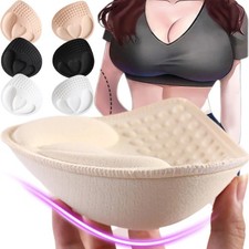 Removable Push Up Bra Pads Breast Lift Breathable Sponge Padded Bra Insert