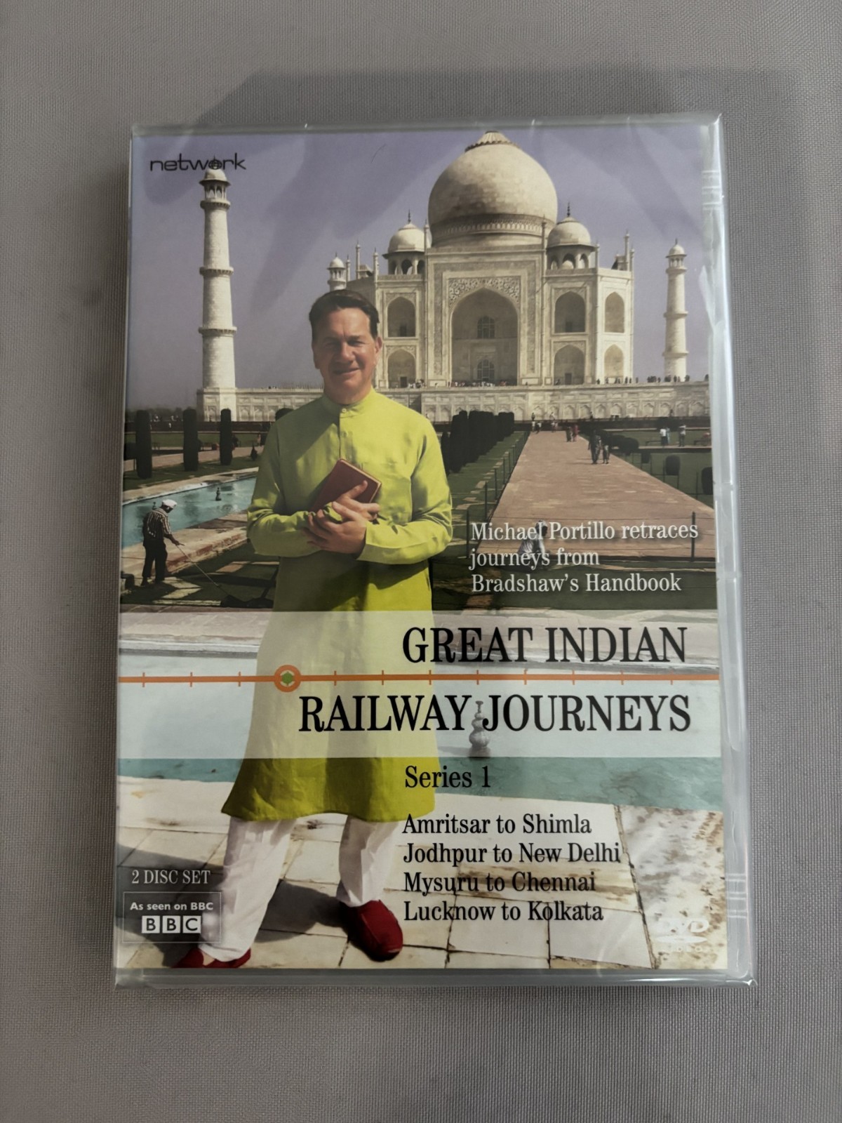 Great Indian Railway Journeys Complete First Series DVD New & Factory Sealed