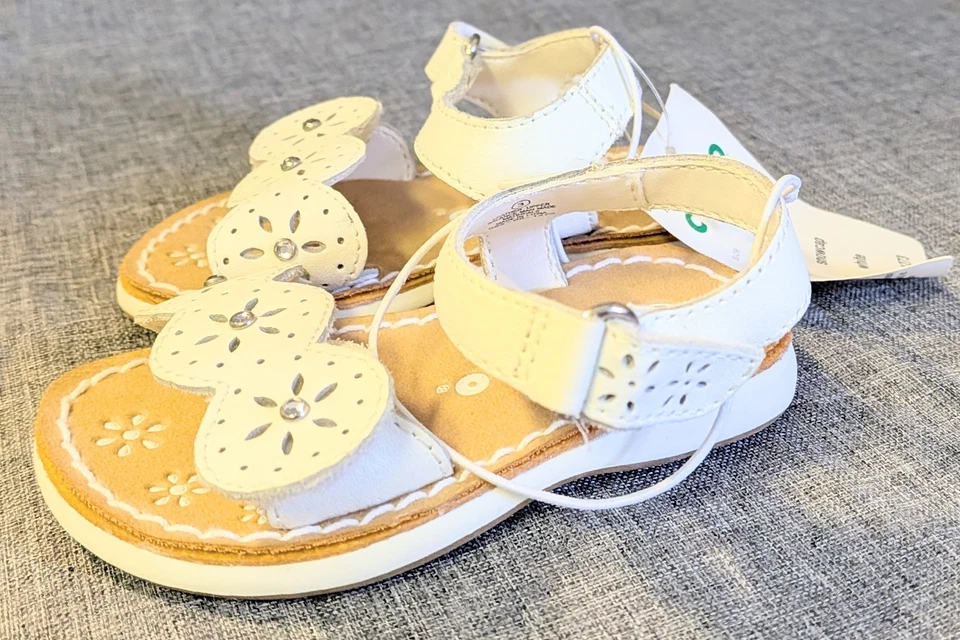 Sandalias CIRCO Infantiles Pequeñas Niñas Blancas Gorra de Nieve Informales Talla 3 Nuevas con Etiquetas Nuevas Foto 4 de 4