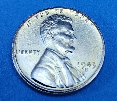 1943-S BU WWII Steel Lincoln Wheat Cent Brilliant Uncirculated