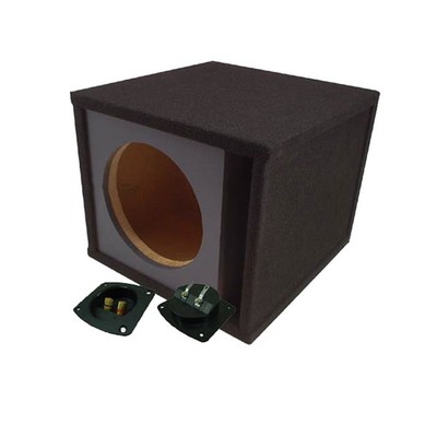 Car Audio Single 15'' Slot Vented Paintable Baffle Stereo Sub Box Enclosure