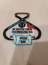 Order of the Arrow Vintage Occoneechee Lodge 104 2026 Work Day Service Patch OA