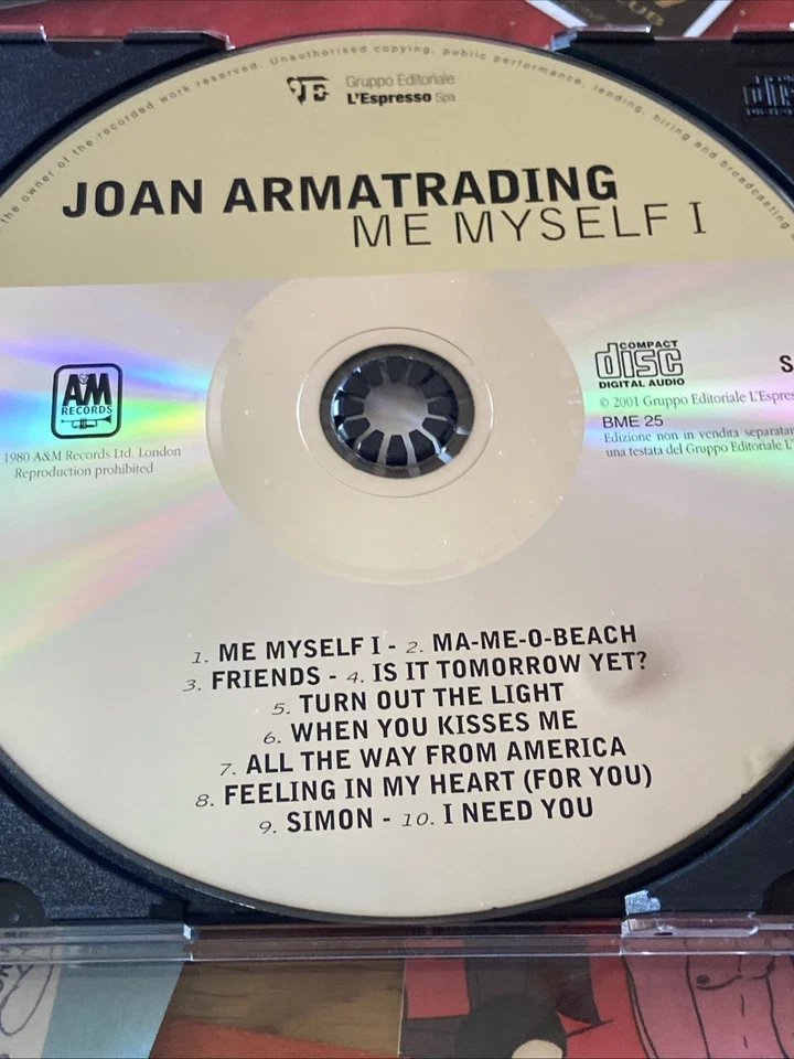 Joan Armatrading - Me Myself I CD in NM Zustand von 2001 - Bild 3 von 3