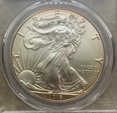 2016 American Silver Eagle $1 Dollar PCGS MS70 First Strike 30th Anniversary ASE