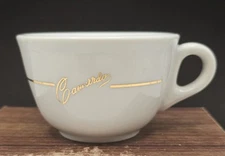 Vintage IPA Italy Camarado White with Gold Restaurant Ware Coffee Cup
