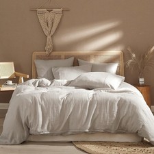 Pure Linen Duvet Cover Queen 100 Natural Washed French Flax Linen Duvet Cover