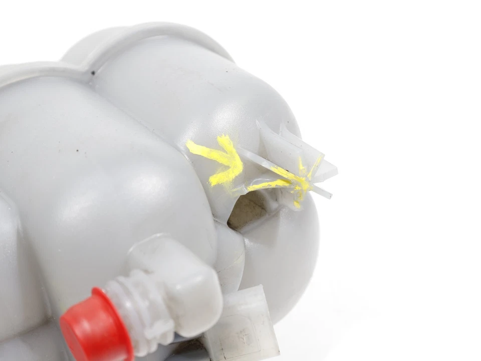 Audi Q7 2017-2023 expansión de desbordamiento de radiador tanque de depósito de refrigerante OEM Foto 2 de 4