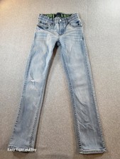 Levi 511 Youth REG Jeans Denim Eco Performance WASHED Blue Boys 14 27x29 Stretch