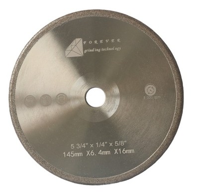 CBN Bandsaw Grinding Wheel, 5-3/4'' Diameter × 1/4'' Thick × 5/8'' Arbor Hole