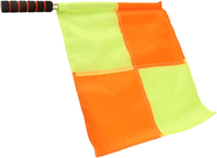 Akozon FußBall Schiedsrichter Flaggen, 2PCS Schiedsrichter Linienrichter Flagge