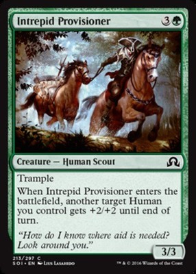 Intrepid Provisioner~213/297~LP~(SOI) - Shadows over Innistrad~MTG