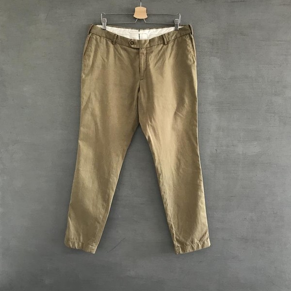 Men Pelikamo Trousers Beige Cotton 36 / XL / 50