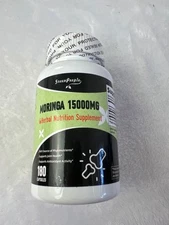 Green People Moringa 15000 MG Herbal Supplement 180 Capsules NEW