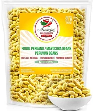 Canary (Peruvian) Beans 2 LB Bag, - Frijol Peruano - 32 Ounce (Pack of 1) 