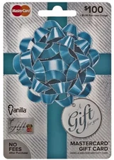 MASTERCARD $100 Gift Card Pre Paid Card ZERO CARD FEE, INSTANT DELIVERY ELIGIBLE