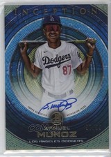 2022 Bowman Inception Prospect Blue Foil 97/99 Samuel Munoz #PA-SM Auto 0z9d