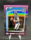 2024 Panini Donruss Rated Rookie Caleb Williams #327 Optic Preview Pink Prizm RC