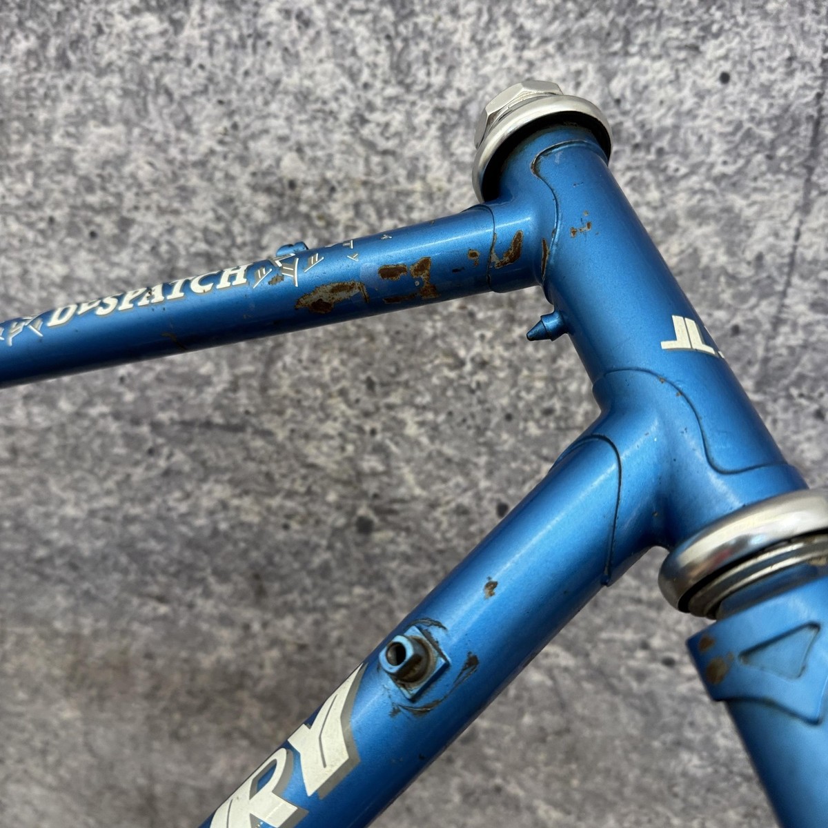 Vintage Terry Despatch Road Bike Frame 45cm Japan 24in Front 700c